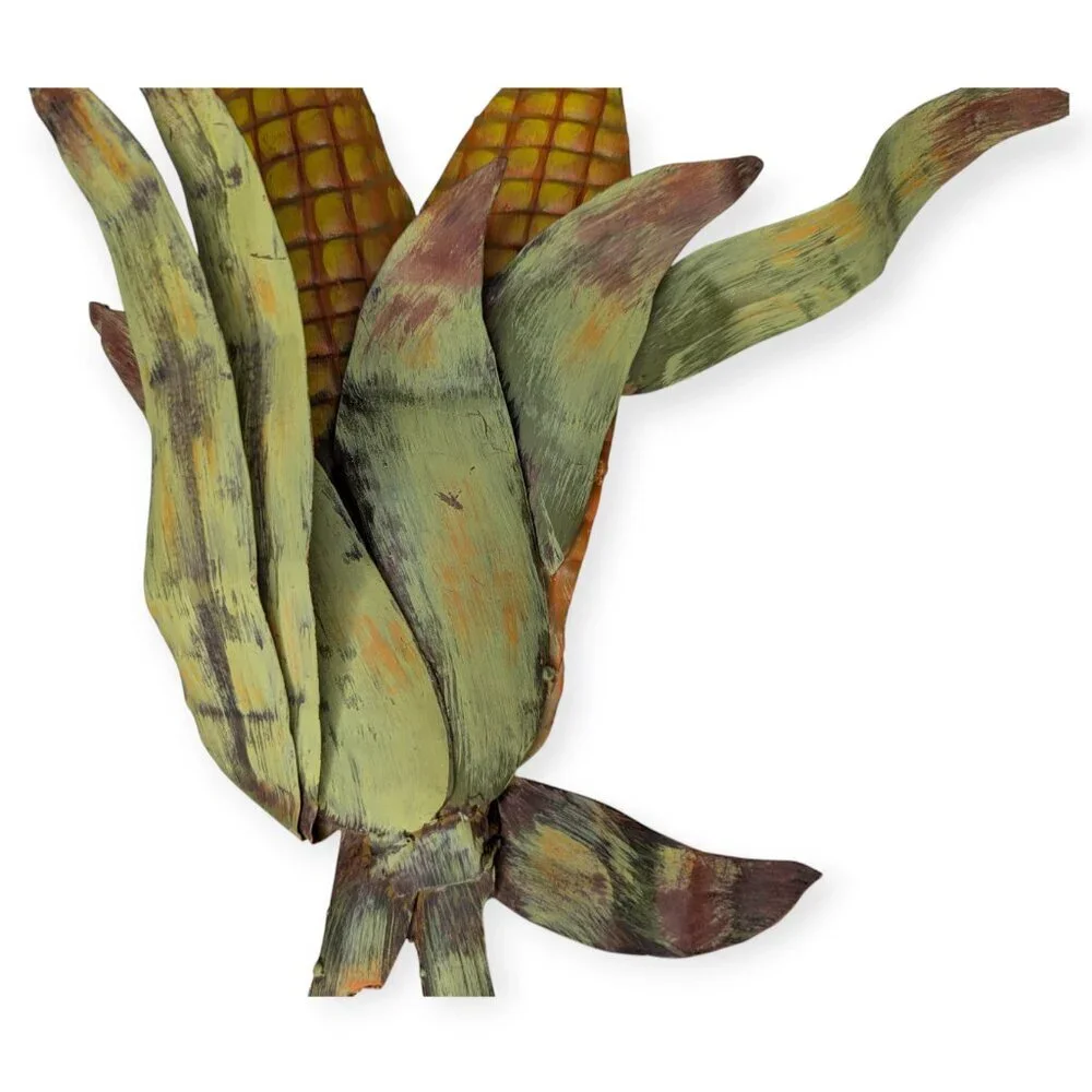 Metal Rustic Corn Wall Sculpture 14
